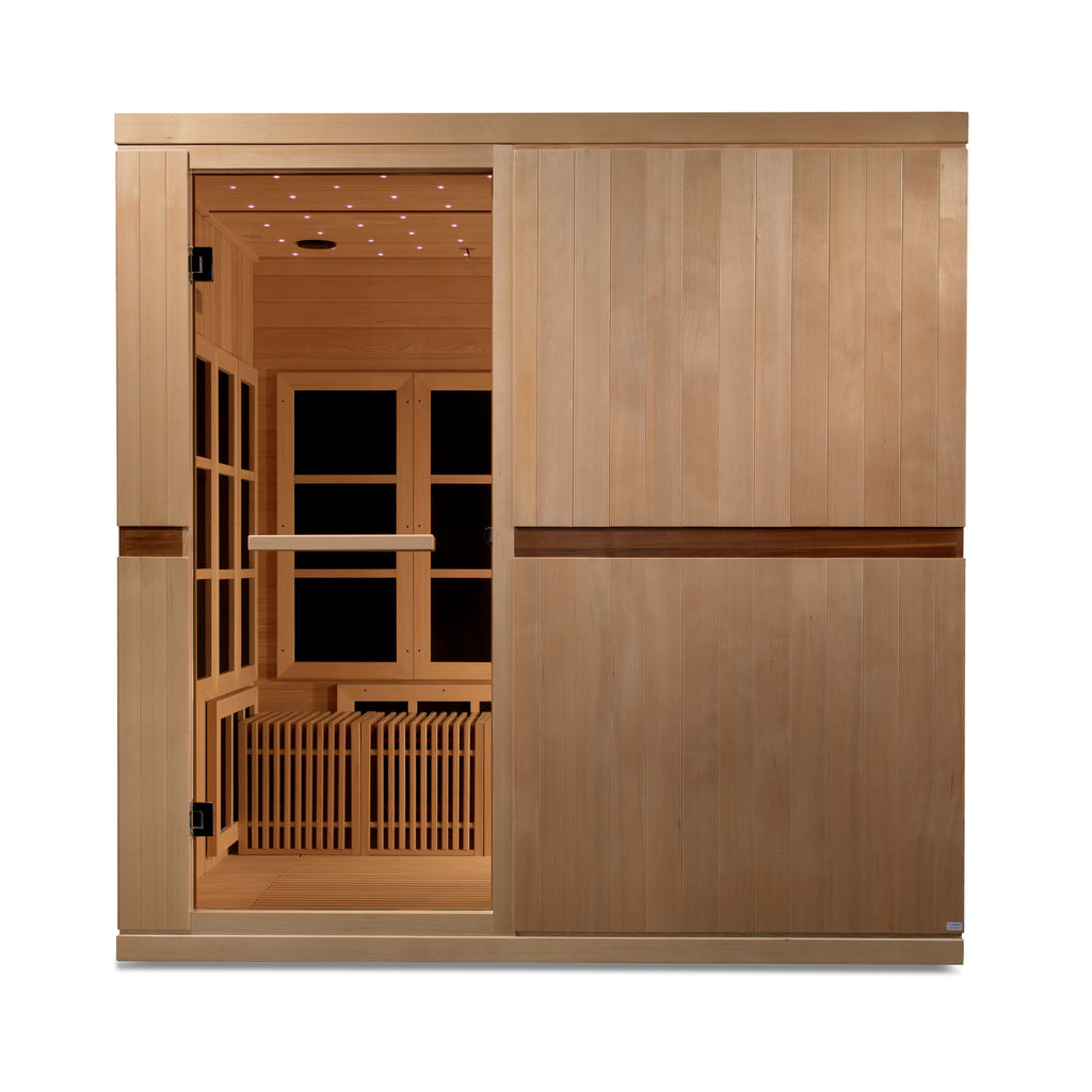 Golden Designs Catalonia 8-person PureTech™ FAR Infrared Sauna, Near Zero EMF