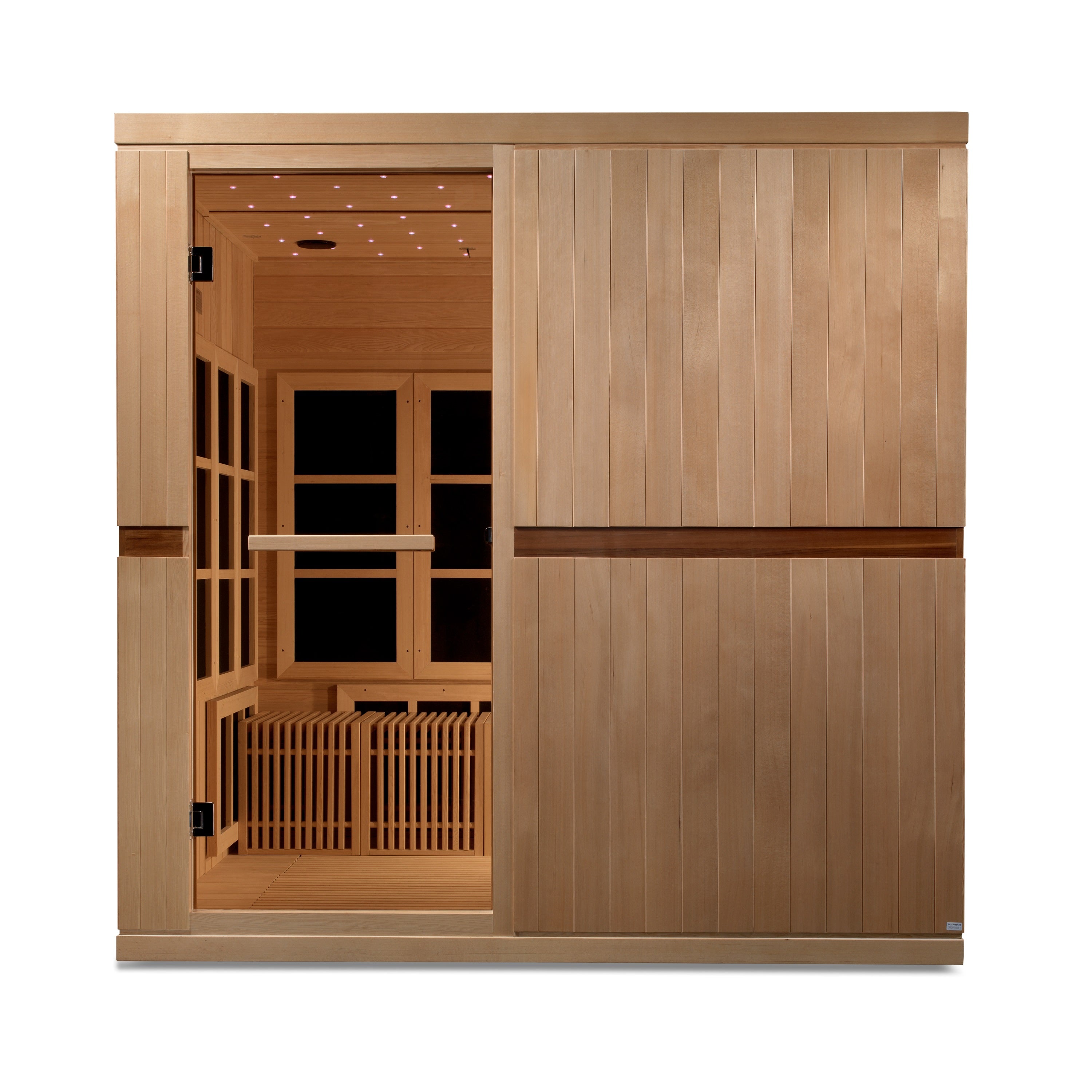 Golden Designs Catalonia 8-person PureTech™ FAR Infrared Sauna, Near Zero EMF