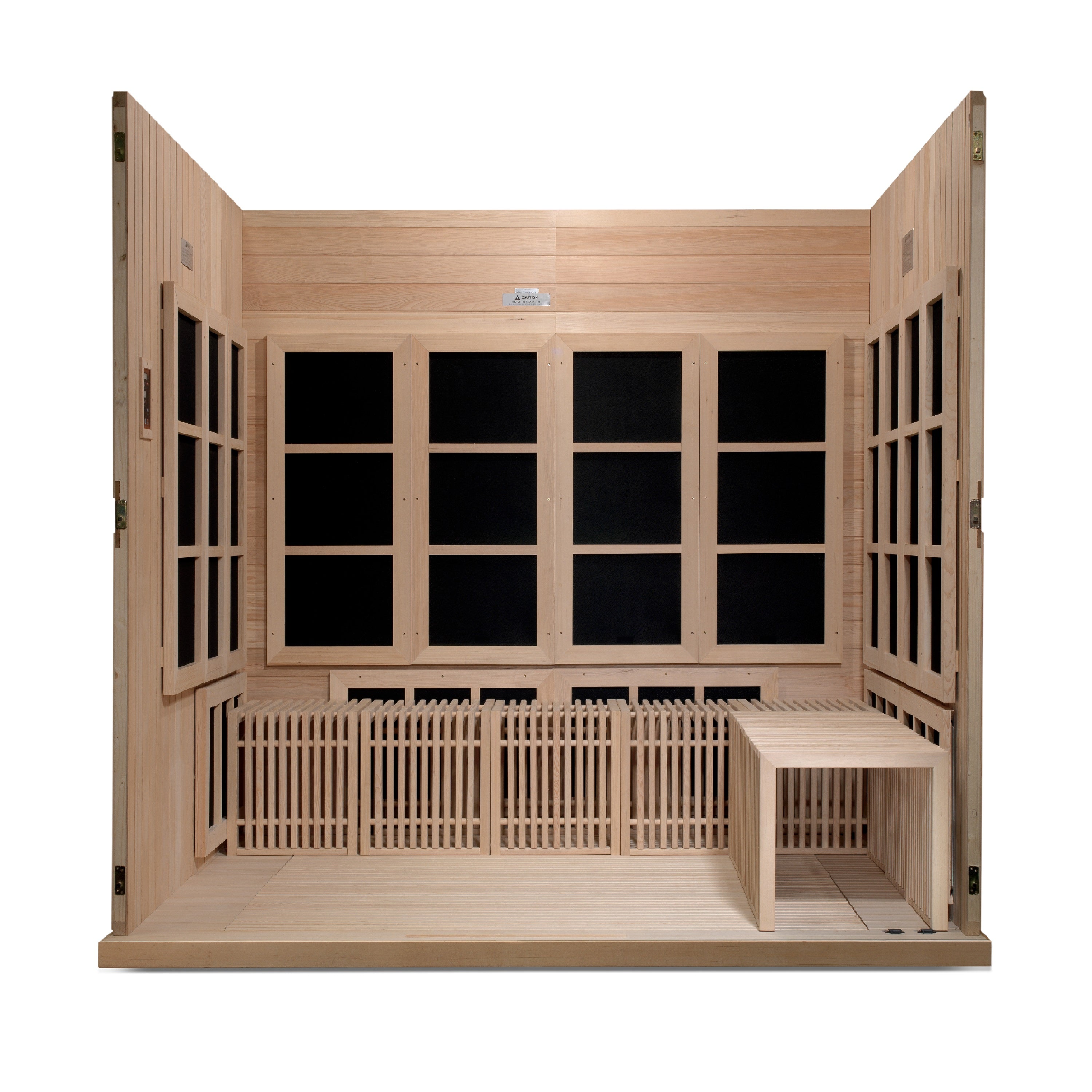 Golden Designs Catalonia 8-person PureTech™ FAR Infrared Sauna, Near Zero EMF