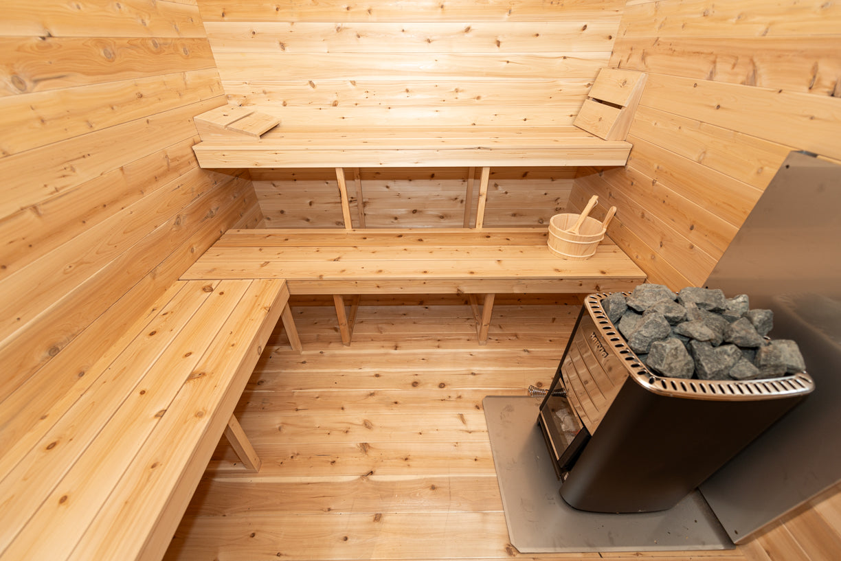 Leisurecraft CT Georgian Cabin Sauna with Changeroom