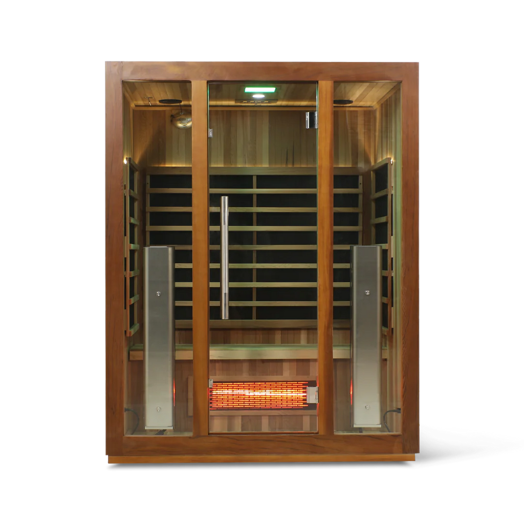 HealthSmart 3 Person Full Spectrum "Smart" WIFI Infrared Sauna