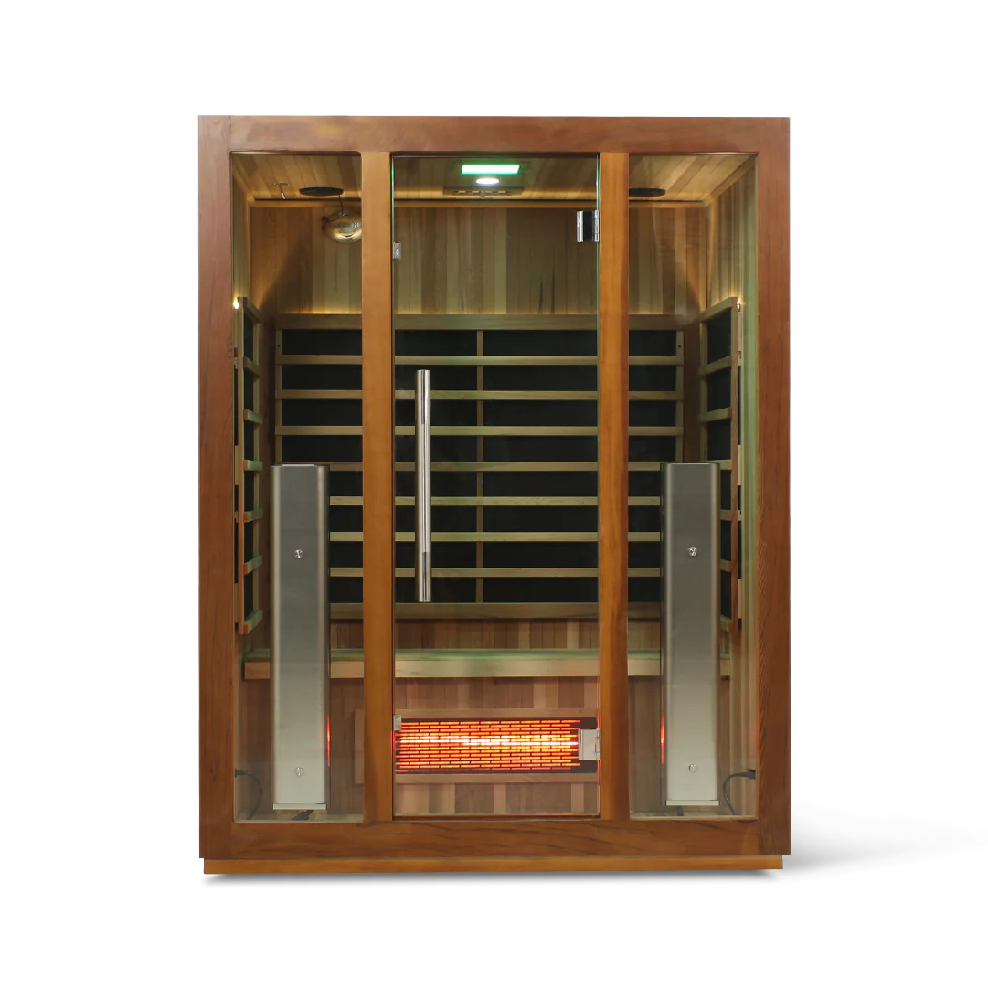 HealthSmart 3 Person Full Spectrum "Smart" WIFI Infrared Sauna