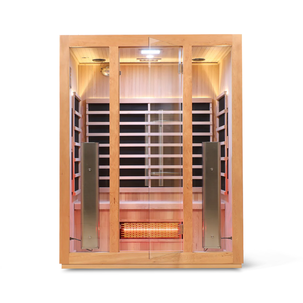 HealthSmart 3 Person Full Spectrum "Smart" WIFI Infrared Sauna