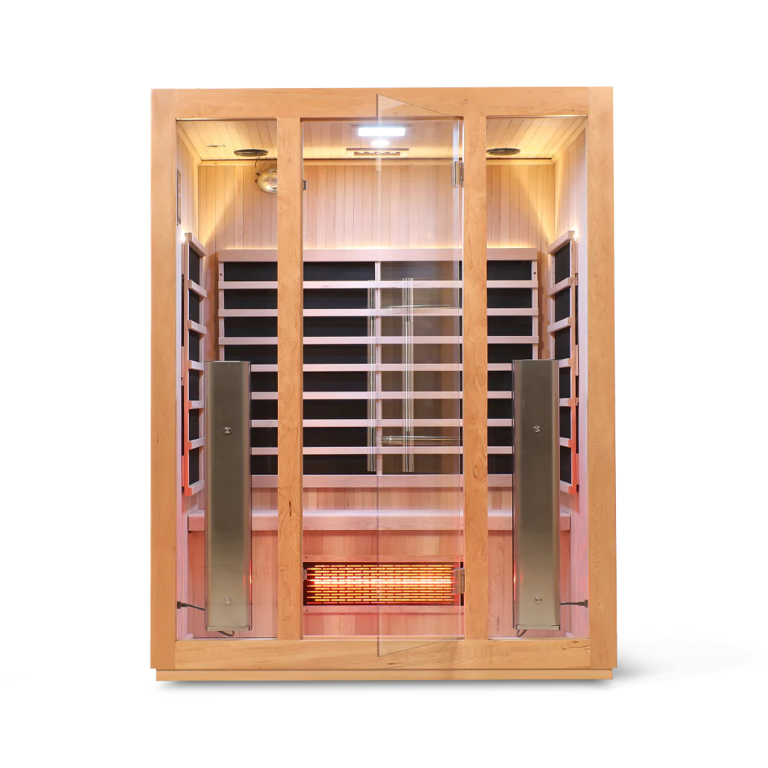 HealthSmart 3 Person Full Spectrum "Smart" WIFI Infrared Sauna
