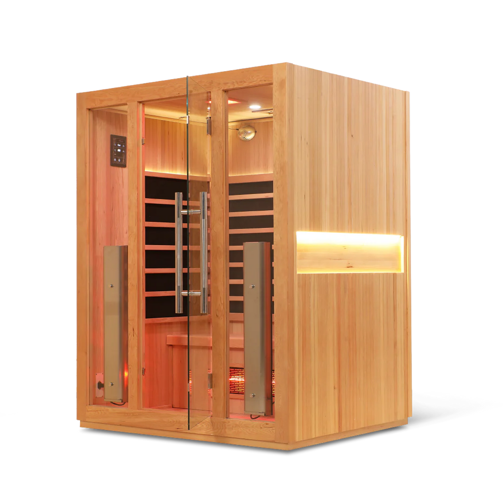 HealthSmart 3 Person Full Spectrum "Smart" WIFI Infrared Sauna