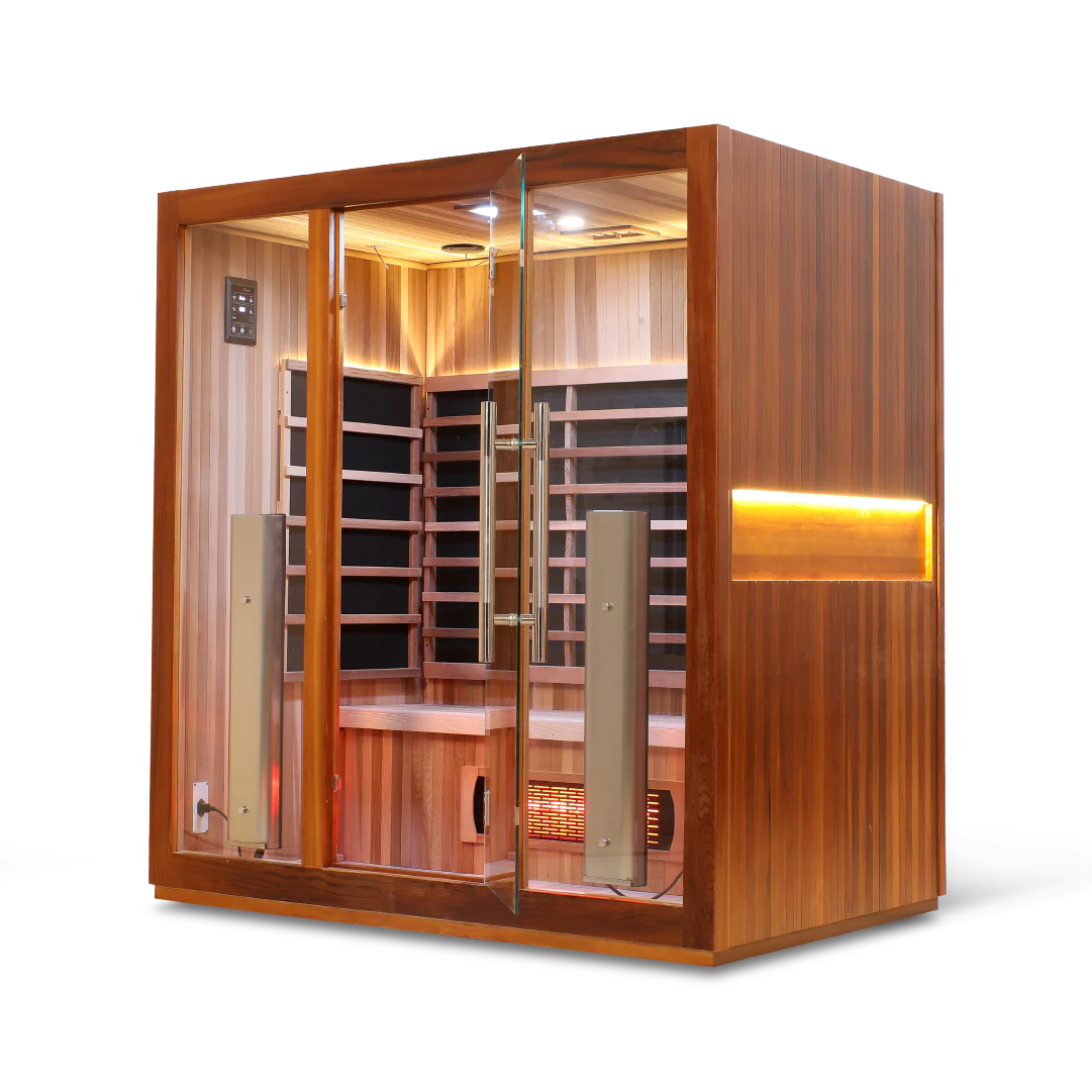 HealthSmart 4 Person Full Spectrum "Smart" WIFI Infrared Sauna